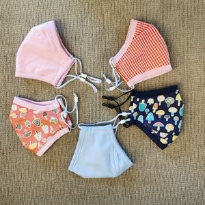 5pcs Adjustable Washable kids Face Mask cover